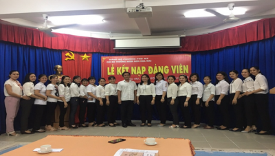 Đội ngũ Đảng viên trong chi bộ Mầm Non Hoa Mai