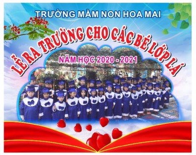 LỄ RA TRƯỜNG CHO TRẺ KHỐI LÁ NĂM HỌC 2020-2021