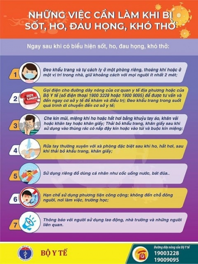 MỘT SỐ THÔNG ĐIỆP PHÒNG CHỐNG COVID- 19