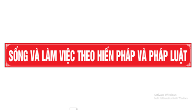 CBGVNV Trường MN Hoa Mai " Sống và làm việc theo hiến pháp và pháp luật"