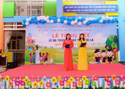 Trường Mầm Non Hoa Mai Tổ Chức Lễ Tổng Kết Năm Học - Lễ Ra Trường Cho Các Bé Khối Lá - Quốc Tế Thiếu Nhi 1/6