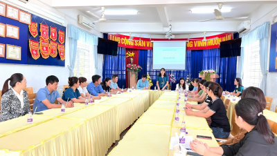 Trường Mầm non Hoa Mai tổ chức họp Ban đại diện cha mẹ trẻ đầu năm học 2023 - 2024.