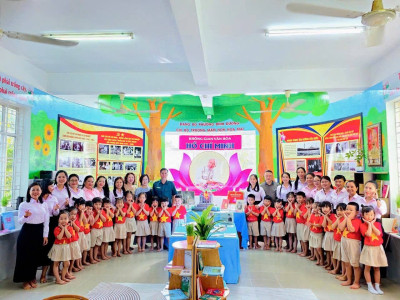 LỄ RA MẮT KHÔNG GIAN VĂN HOÁ HỒ CHÍ MINH TRƯỜNG MẦM NON HOA MAI