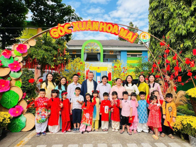 TRƯỜNG MẦM NON HOA MAI THAM GIA HỘI THI TRANG TRÍ TIỂU CẢNH XUÂN NĂM 2026