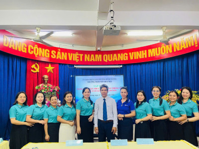 TRƯỜNG MẦM NON HOA MAI TỔ CHỨC TẬP HUẤN NÂNG CAO NHẬN THỨC VỀ AN TOÀN THÔNG TIN TẠI ĐƠN VỊ