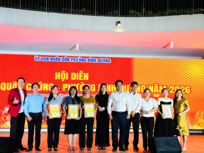 HOA MAI THAM GIA HỘI THI NGHỆ THUẬT QUẦN CHÚNG PHƯỜNG BÌNH DƯƠNG NĂM 2026