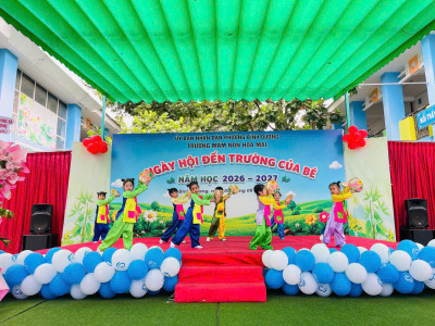 TRƯỜNG MẦM NON HOA MAI TỔ CHỨC NGÀY HỘI ĐẾN TRƯỜNG CỦA BÉ NĂM HỌC 2026 - 2027