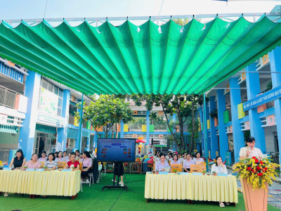 Trường Mầm non Hoa Mai tuyên truyền dinh dưỡng và sức khoẻ cho trẻ