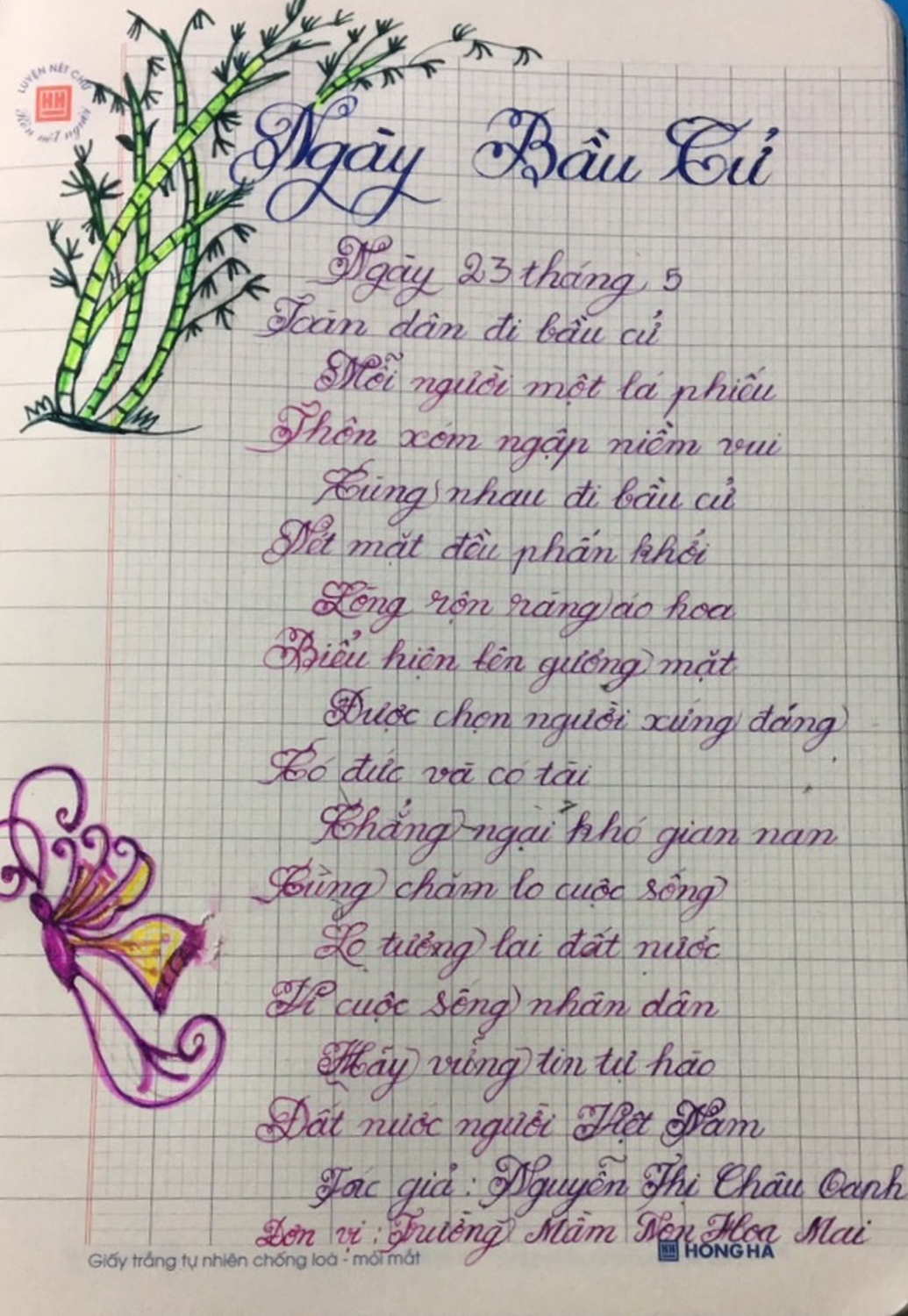 BÀI THƠ: NGÀY BẦU CỬ