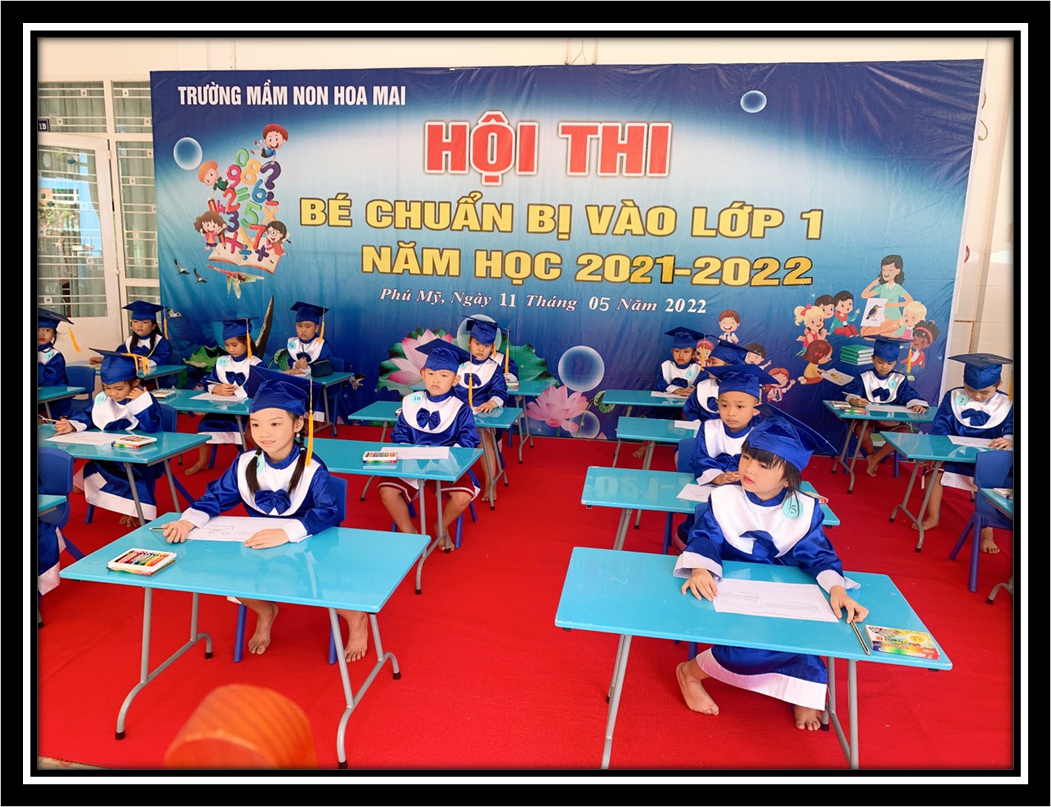 Trường Mầm Non Hoa Mai tổ chức hội thi “Bé chuẩn bị vào lớp 1” cấp cơ sở năm học 2021 – 2022