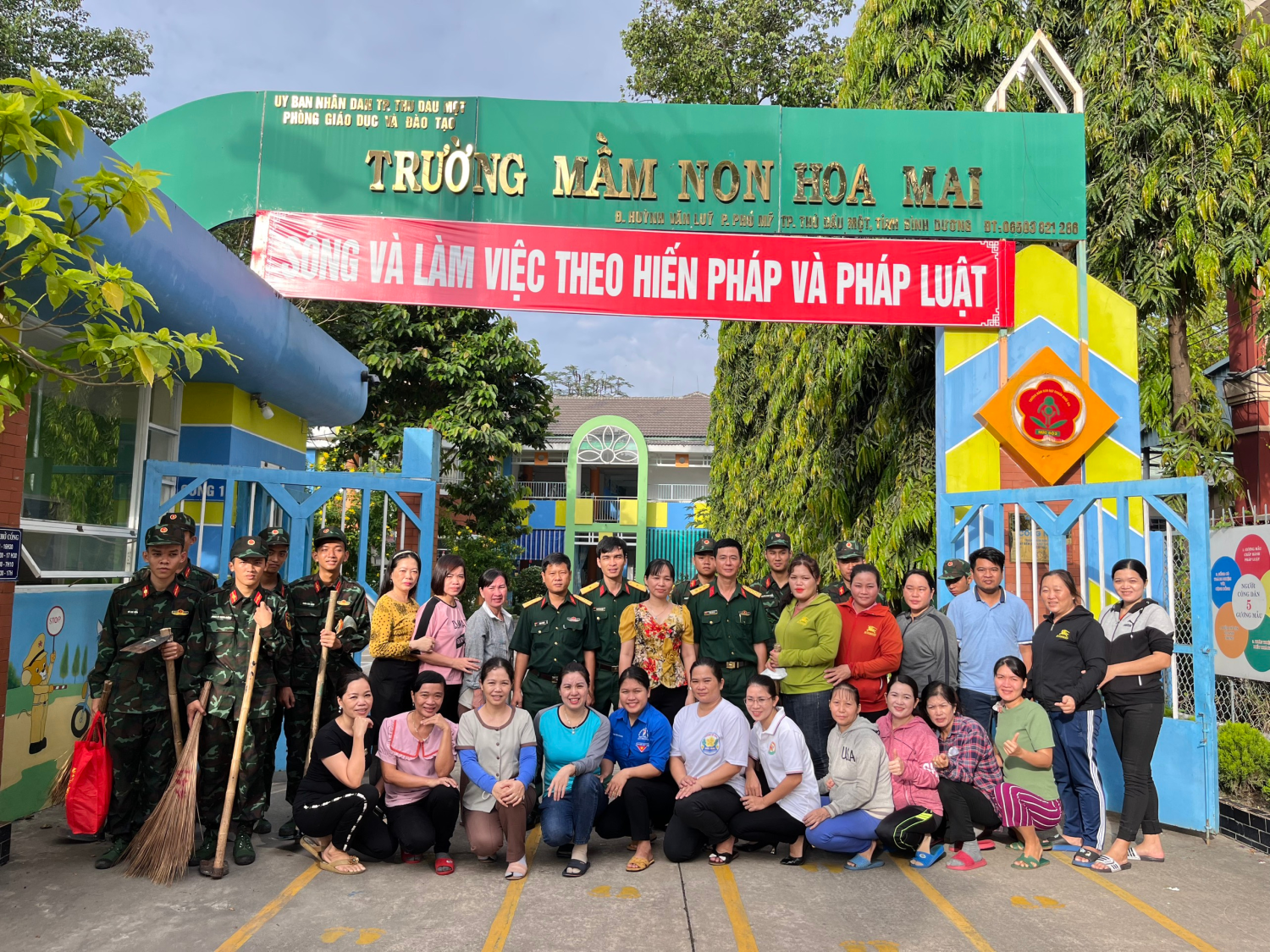 Công tác dân vận trường Mầm non Hoa Mai năm học 2022-2023.