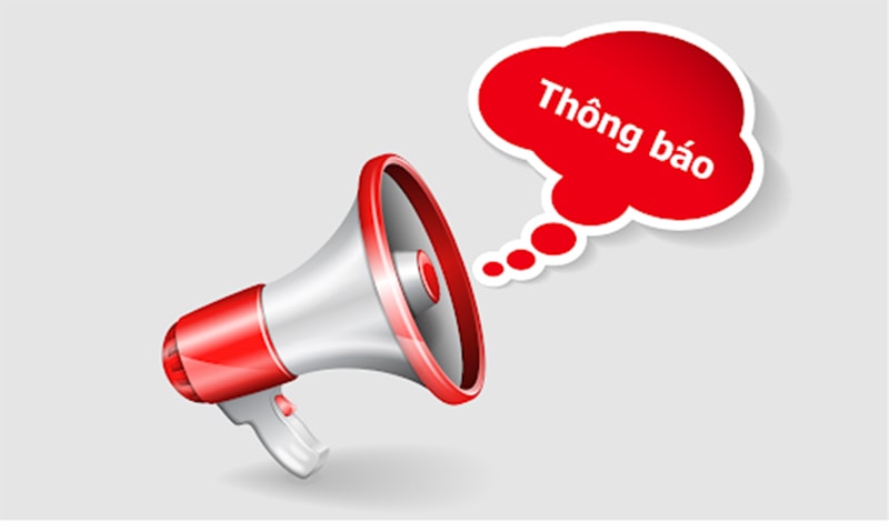 Thông báo về cung cấp gói thầu suất ăn, nước uống cho trẻ