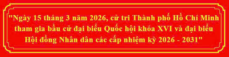 Cử tri thành phố Hồ Chí Minh tham gia bầu cử các cấp nhiệm kỳ 2026-2030