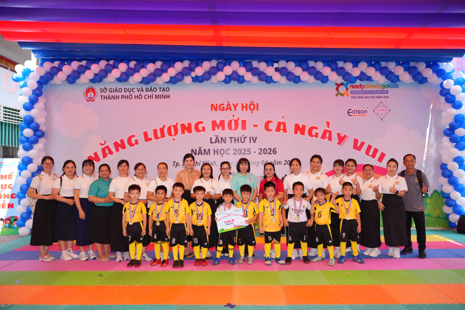 Trường Mầm non Hoa Mai tham gia “Ngày hội năng lượng mới – Cả ngày vui” do Sở Giáo dục Thành phố Hồ Chí Minh tổ chức