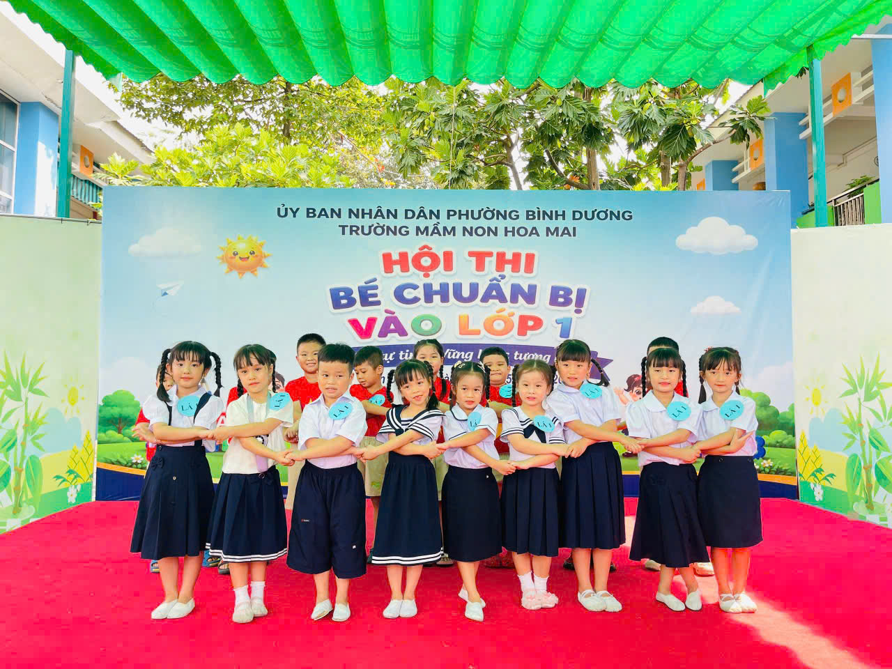 Trường Mầm non Hoa Mai tổ chức HỘI THI “BÉ CHUẨN BỊ VÀO LỚP 1 – Năm học 2025–2026