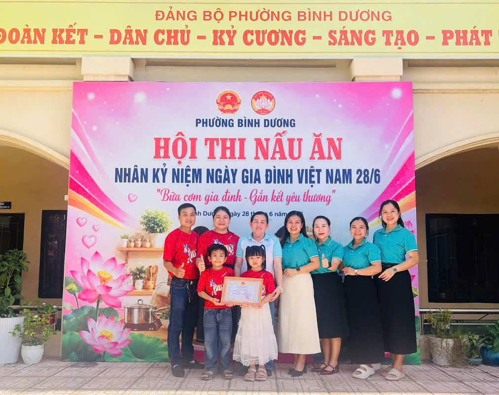 TRƯỜNG MẦM NON HOA MAI XUẤT SẮC ĐẠT GIẢI NHÌ HỘI THI NẤU ĂN CHÀO MỪNG NGÀY GIA ĐÌNH VIỆT NAM 28/6
