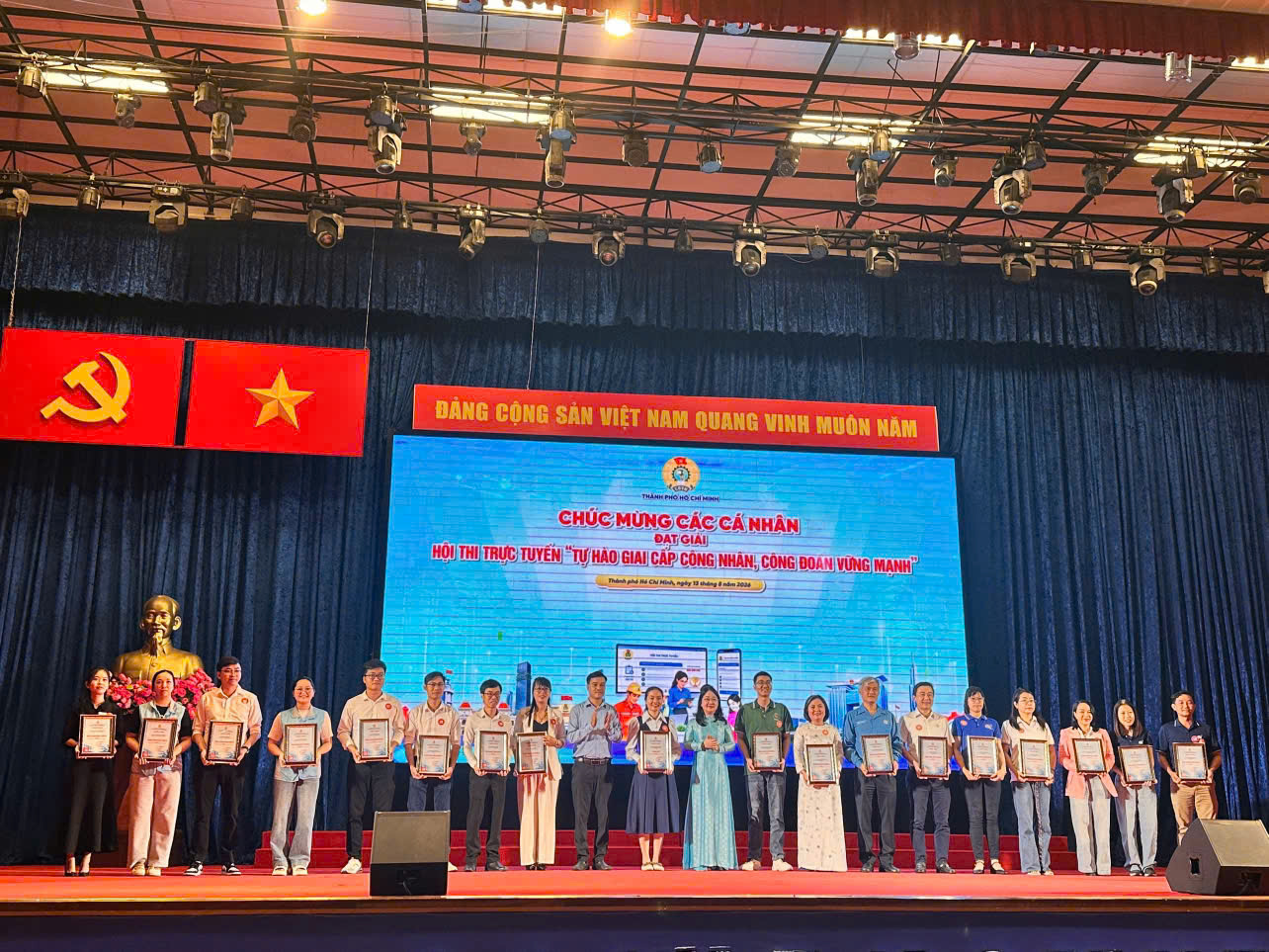 CBVC Trường Mầm non Hoa Mai tham gia và đạt thành tích tại Hội thi trực tuyến “Tự hào giai cấp công nhân, Công đoàn vững mạnh”