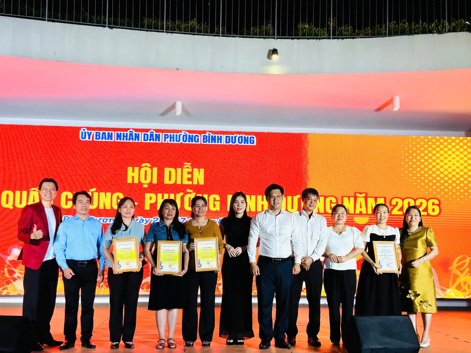 HOA MAI THAM GIA HỘI THI NGHỆ THUẬT QUẦN CHÚNG PHƯỜNG BÌNH DƯƠNG NĂM 2026